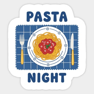 Pasta Night Sticker